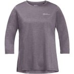 JACK WOLFSKIN Damen Shirt CROSSTRAIL 3/4 T W, Größe M in Grau