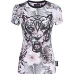 PLEIN SPORT Rundhals-T-Shirt, Größe S in Bunt