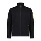 CMP Herren Unterjacken lg.Arm He/Uni MAN JACKET, Größe 54 in Schwarz