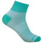 Wrightsock - Coolmesh II Quarter - Wandersocken 41,5-45 türkis