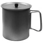 Vargo - Ti-Lite Mug - Topf Gr 0,75 l schwarz/grau