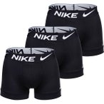 NIKE Herren Boxer Shorts, 3er Pack - Trunks, Dri-Fit Micro, Logobund, Größe XL
