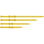 Sea to Summit Stretch-Loc Strap 4er Set  Reise-Accessoires weiss Größe sulphur