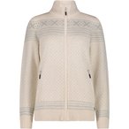 CMP Knitted  Damen  Wanderjacke beige Größe XS Trekking Winddicht Merinowolle