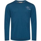 Vaude Monviso Wool II  Herren  Langarm Unterhemden blau Größe XL Trekking  Ela