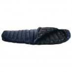 Western Mountaineering - TerraLite - Daunenschlafsack Gr 165 cm Zip: Left Blau/S