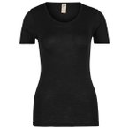 Engel - Women's Unterhemd S/S - Merinounterwäsche Gr 46/48 schwarz
