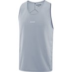 Salomon Sense Aero Singlet GFX  Herren  Laufshirts grau Größe L Trailrunning |