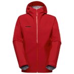 Mammut - Crater Light Hardshell Hooded Jacket - Regenjacke Gr M rot