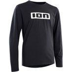 ION Logo DR LS Radtrikot Kinder  Radtrikots schwarz Größe 140 Mountainbike | G