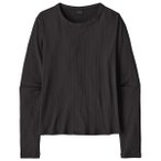 Patagonia - Women's L/S Rib Knit Top - Longsleeve Gr XS schwarz