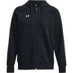 UNDER ARMOUR Damen Kapuzensweat UA RIVAL FLEECE FZ HOODIE, Größe L in Schwarz