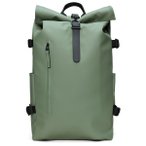 Rains - Rolltop Rucksack Large W3 23 - Daypack grün