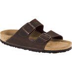 Birkenstock Arizona Soft Leather Oiled Sandale  Sandalen oliv Größe 36 Lifesty