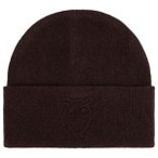 KnowledgeCotton Apparel - Embossed Owl DL Wool Beanie - Mütze Gr One Size schwa