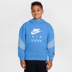 NIKE Kinder Kapuzensweat K AIR FLC PO HOODIE -PD, Größe S in Blau