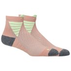 Asics - Fujitrail Quarter Sock - Laufsocken 47-49 rosa
