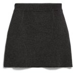 ARMEDANGELS - Women's Cotton-Wool Mini Knit Skirt - Rock Gr XS schwarz