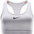 NIKE Damen Top W NK SWSH MED SPT BRA, Größe XL in Weiß