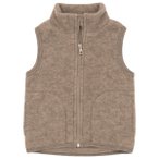 Engel - Kinder-Weste - Merinoweste Gr 140 beige
