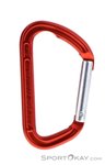 Austrialpin Zubehör Gerader Schnappkarabiner-Rot-One Size