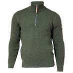 Ivanhoe of Sweden - Moritz Half Zip - Wollpullover Gr S oliv