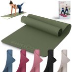 NEOLYMP Yogamatte rutschfest gelenkschonende Fitnessmatte, Größe 183L x 61B x 