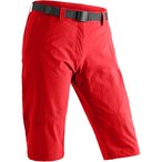 Maier Sports Kluane Capri Hose Damen  Kurze Hosen rot Größe 4XL Camping  Wasse