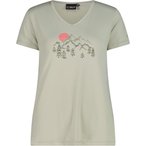 CMP Print  Damen  T-Shirts beige Größe XL Trekking  Elastisch