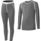 Löffler Kinder Transtex Warm Long SET Kids Funktionsunterhemd ( Grau 104 Größ