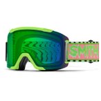 Smith - Squad2 2CP Mirror S2 + Storm Blue Sensor Mirror S1 - Skibrille Gr M grü