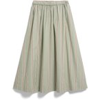 Armedangels Stripe A-Line Midi Rock Damen  Röcke beige Größe L Lifestyle  Hau