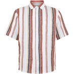 KnowledgeCotton Apparel Multi Stripe Linen  Herren  Hemden weiss Größe XL Life