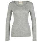 Engel - Women's Unterhemd L/S - Merinounterwäsche Gr 34/36 grau