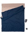 Cocoon - Schlafsack Inlett für 2 Personen &ndash; Coton Egypt Rechteckig, mit d