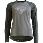 Zimtstern PureFlowz LS Trikot Damen  Radtrikots oliv Größe M Mountainbike  Ela