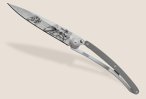 Deejo 37g Aluminium Motorradrennen Taschenmesser