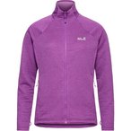 Jack Wolfskin Anytrail  Damen  Fleecejacke lila Größe M Trekking Atmungsaktiv