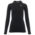 Aclima - Women's Warmwool Hoodsweater V2 - Merinohoodie Gr S schwarz