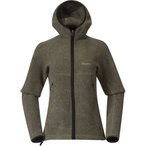 Bergans Vaagaa Merino Terry   Damen  Fleecejacke gruen Größe XS Trekking  Elas