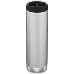 Klean Kanteen TKWide 20oz - vakuumisoliert brushed stainless/cafÃ© cap/592ml -
