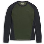 Bergans Inner:Dual Merino  Herren  Langarm Unterhemden oliv Größe XXL Trekking