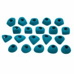 Ocùn Ocun Footholds Set 1 Bolt On Klettergriffe, blue