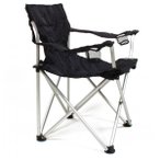 Basic Nature - Travelchair Komfort - Campingstuhl schwarz