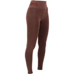 Mons Royale Solace Merino Seamless Tights Damen  Yogahose braun Größe S Yoga  