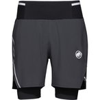 Mammut Aenergy TR 2 In 1  Herren  Laufhose schwarz Größe L Trailrunning | Lauf