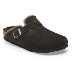 Birkenstock - Boston Suede Shearling - Sandalen 36 - Regular schwarz