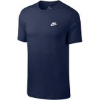 NIKE Herren Shirt T-Shirt M NSW CLUB TEE, Größe S in Weiß
