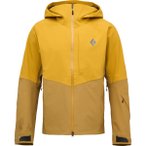 Black Diamond Herren Recon Stretch Ski Shell Jacke (Größe L, gelb)