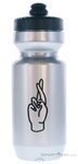 Fingerscrossed Bidon Trinkflasche-Silber-One Size